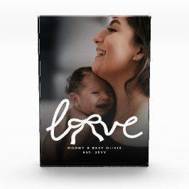 Modern Love Mommy Baby Photo First Mothers Day フォトブロック