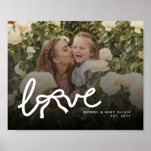Modern Love Mommy Baby Photo First Mothers Day
