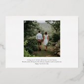 Modern Love Photo 箔シーズンカード (裏面)