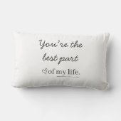 Modern Love Quote  ランバークッション (裏面)