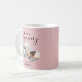 Modern Love You Mommy | ハートの写真2枚 コーヒーマグカップ (正面左)
