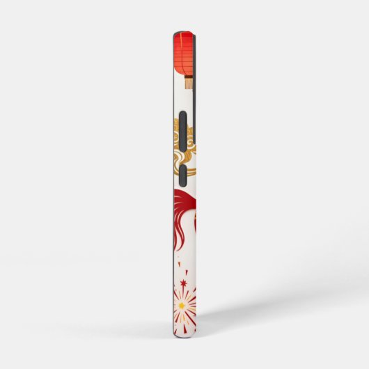 Modern Lunar Papercut Horse — Custom Samsung Case Galaxyケース (右側面)