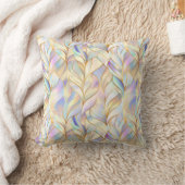 Modern Luxe Abstract Pattern Throw Pillow クッション (ブランケット)