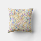 Modern Luxe Abstract Pattern Throw Pillow クッション (裏面)