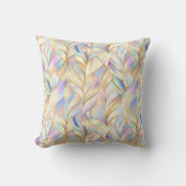 Modern Luxe Abstract Pattern Throw Pillow クッション (正面)