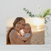 Modern Luxe Foil Photo Merry Christmas Card 箔シーズンカード (立ち正面)