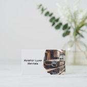 Modern Luxury Car Rental & Sales QR Code Photo 名刺 (スタンド正面)