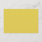 Modern Luxury Gold Foil QR Code Wedding Website エンクロージャーカード (裏面)