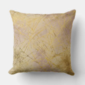 Modern, Luxury, Gold , Rose Gold, Abstract Pattern クッション (正面)