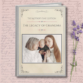 Modern Luxury Grandmother Storybook Mother's Day カード