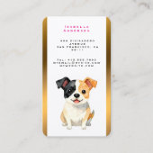 Modern Luxury Grooming Dog Personalized Collection 名刺 (正面)