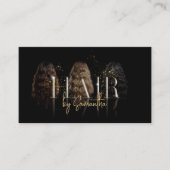 modern luxury hair stylist wigs extensions 名刺 (正面)