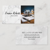 Modern Luxury Professional Real Estate Agent 名刺 (正面/裏面)