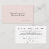 Modern Luxury Real Estate business | Bespoke Home  名刺 (正面/裏面)