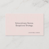 Modern Luxury Real Estate business | Bespoke Home  名刺 (正面)