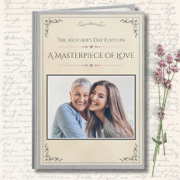 Modern Luxury Storybook Premium Mother's Day Card カード