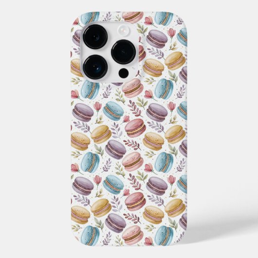 Modern Macaroon Desserts Case-Mate iPhoneケース (裏面)