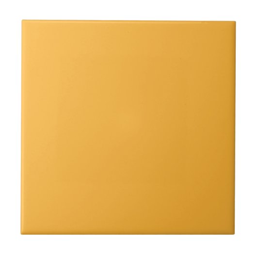 Modern Mango Yellow Plain Solid Color タイル (正面)