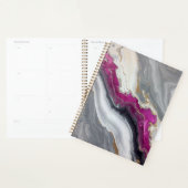 Modern Marble Pink Gold Grey design  プランナー手帳 (ディスプレー)