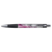 Modern Marble Pink Gold Grey Design Pen ボールペン (裏面)