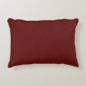Modern Maroon Throw Pillow アクセントクッション (正面)