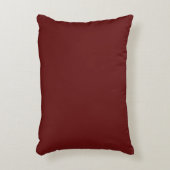 Modern Maroon Throw Pillow アクセントクッション (正面(垂直))