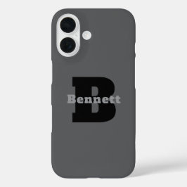 Modern Masculine Custom Name Logo iphone case 16ケース