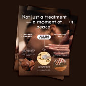 Modern Massage Spa Promotion Flyer チラシ