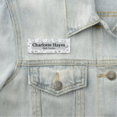 Modern Math Teacher Classic Name Tag 名札 (インサイチュ)