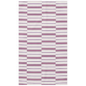 Modern Mauve and Plum Stripe テーブルクロス (正面)