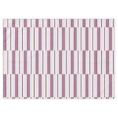 Modern Mauve and Plum Stripe テーブルクロス (正面(横))