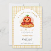 Modern Meatball Italian Baby Shower Invitation  招待状 (正面)