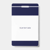 Modern media press custom logo photo ID バッジ (裏面)