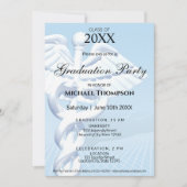 Modern Medical Caduceus Graduation | Photo 招待状 (正面)