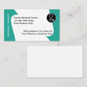 Modern Medical Doctor Business Cards Design  名刺 (正面/裏面)