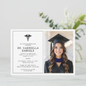 Modern Medical School Graduate Doctor Graduation 招待状 (スタンド正面)