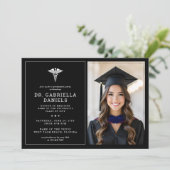 Modern Medical School Graduate Doctor Graduation 招待状 (スタンド正面)