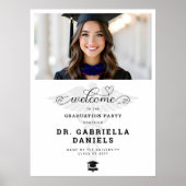 Modern Medical School Graduation Photo Welcome ポスター (正面)