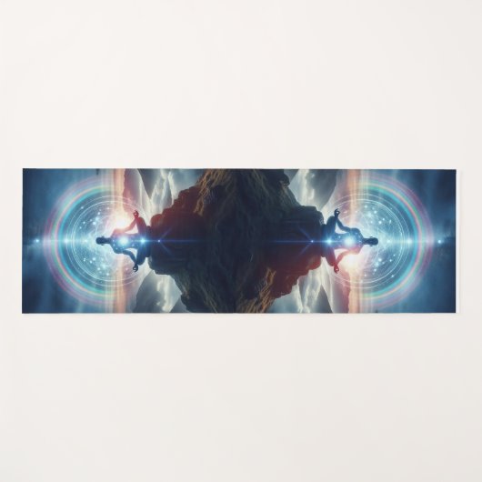 Modern Meditation Workout Wellness ヨガマット (正面(横))