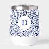 Modern Mediterranean Blue Mosaic Wedding (正面)