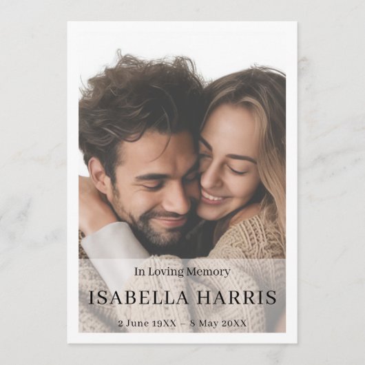 Modern Memorial Photo Service Design プログラム (正面)