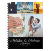 Modern Memories Wedding Travel Honeymoon Photo ノートブック (正面)