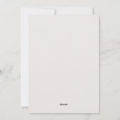 Modern Merry Christmas Family Photo Card  シーズンカード (裏面)