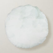 Modern merry Christmas family photo pillow ラウンドクッション (裏面)