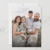 Modern Merry Christmas & Happy New Year シーズンカード (正面)