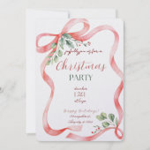 Modern Merry Christmas Party  招待状 (正面)