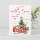 Modern Merry Christmas Party  招待状 (スタンド正面)