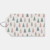 Modern Merry Christmas Pastel ギフトタグ (裏面横)