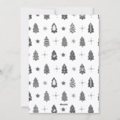 Modern Merry Christmas Photo Personalized シーズンカード (裏面)