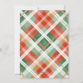 Modern Merry Christmas Red Green シーズンカード (裏面)